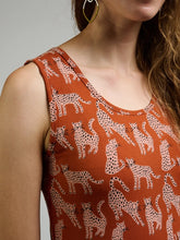 Sienna Leopard Organic Cotton Maxi Dress