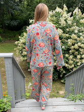 Women’s Cotton Pajama Set – Midnight Magnolia