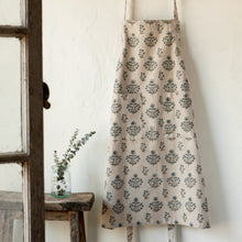 Salvia Chambray Block Print Apron