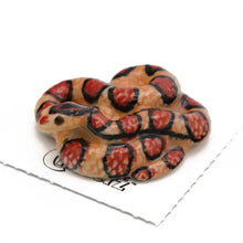 Checkers Corn Snake Porcelain Miniature