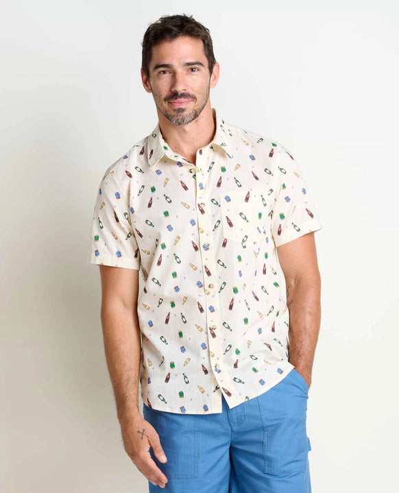 【COSYHARU】EVERYDAY simple cotton shirt Salt Beer Short Sleeve Button Down Shirt – Curiosity