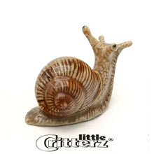 Garden Snail Porcelain Decorative Figurine Miniature