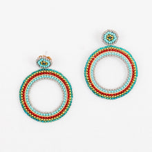 Open Circle Post Earrings (Multiple Colors)