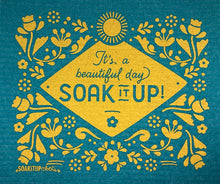 Beautiful Day to Soak iT Up Swedish Dishcloth (Multiple Colors)