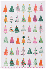 Glitzmas Trees Embellished Tea Towel