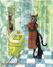 Retro Cat Print