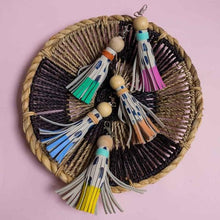 Colorful Leather Tassel Keychains (Multiple Styles)