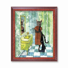 Retro Cat Print