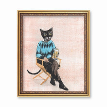 Beer Cat Art Print