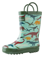 Earthy Dinosaurs Rain Boots
