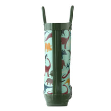 Earthy Dinosaurs Rain Boots