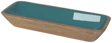Solid Color Mango Wood Serving Bowls