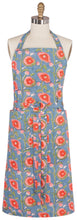 Poppy Hand Block Printed Apron
