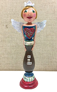 You Are Loved Candle Stick Doll Décor