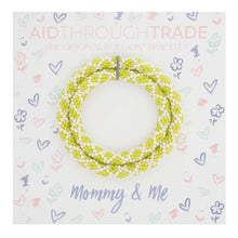 Mommy & Me Roll-On Matching Fair Trade Bracelets (Multiple Color Options)