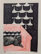 Cats On Rugs by Mari M. (9 x 12)