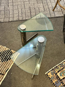 Vintage Set of Two Deco Style Tables
