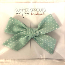 Vintage Handkerchief Hair Bows - Single Bow