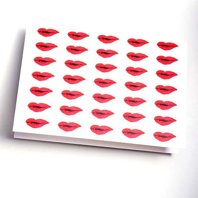 Lips Greeting Card