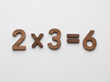 Wooden Number Set • Numerals & Math Equation Signs