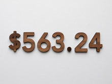 Wooden Number Set • Numerals & Math Equation Signs