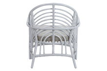 Riana Painted Rattan Occasional Chair With Cushion