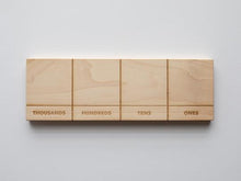 Wooden Place Value Board