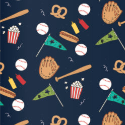 Baseball 2 Piece Bamboo Pajama Set