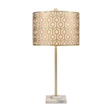 Geometric Double Shaded Table Lamp