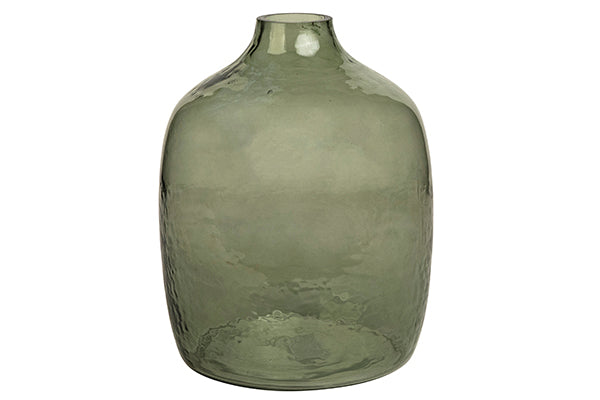 Evan Green Glass Vase