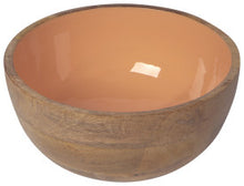 Solid Color Mango Wood Serving Bowls