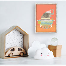 Rubba Dub Dub Mini Framed Canvas
