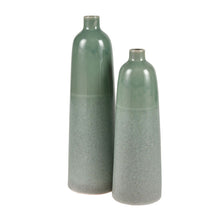 Green Earthenware Vases (Multiple Sizes)