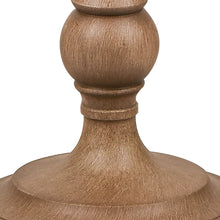 Washed Oak Turned Post Floor Lamp