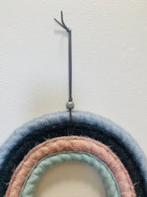 Fiber Art Woven Rainbows