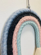 Fiber Art Woven Rainbows
