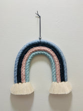 Fiber Art Woven Rainbows