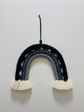 Fiber Art Woven Rainbows