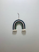 Fiber Art Woven Rainbows