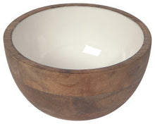 Solid Color Mango Wood Serving Bowls