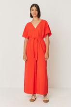 Kaie Tile Red Jumpsuit