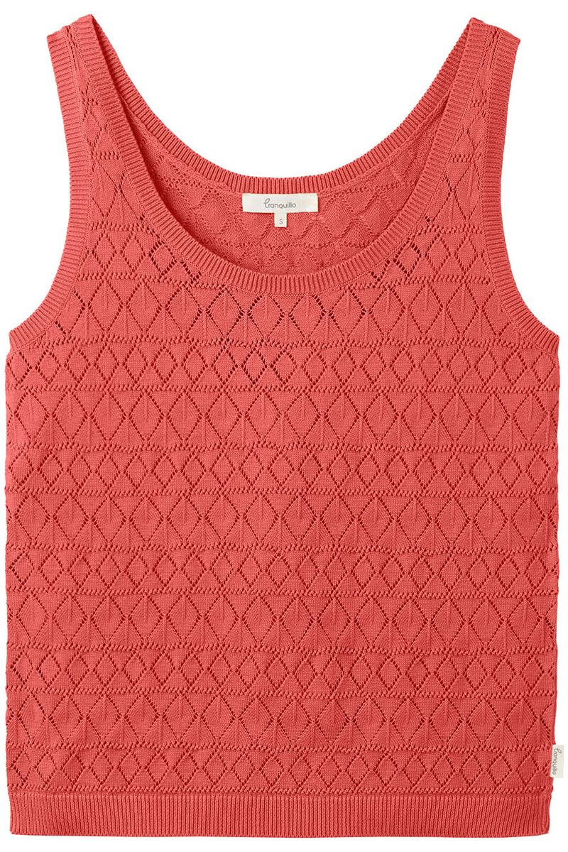 Ajour Knitted Camisole Tank Top (Multiple Color Options)