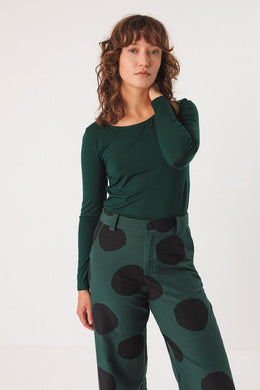 Zur Deep Green Long Sleeve T-Shirt