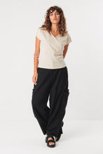 Maialen Organic Cotton V-Neck Shirt