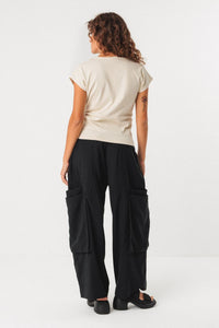 Maialen Organic Cotton V-Neck Shirt