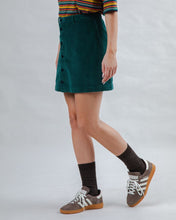 Organic Cotton Corduroy Mini Skirt - Green