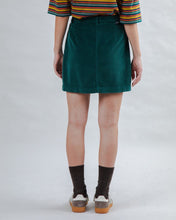 Organic Cotton Corduroy Mini Skirt - Green