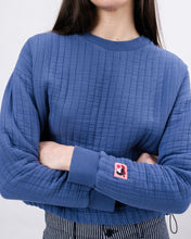 Brava Gum 100% Organic Cotton Quilted Sweatshirt - Indigo