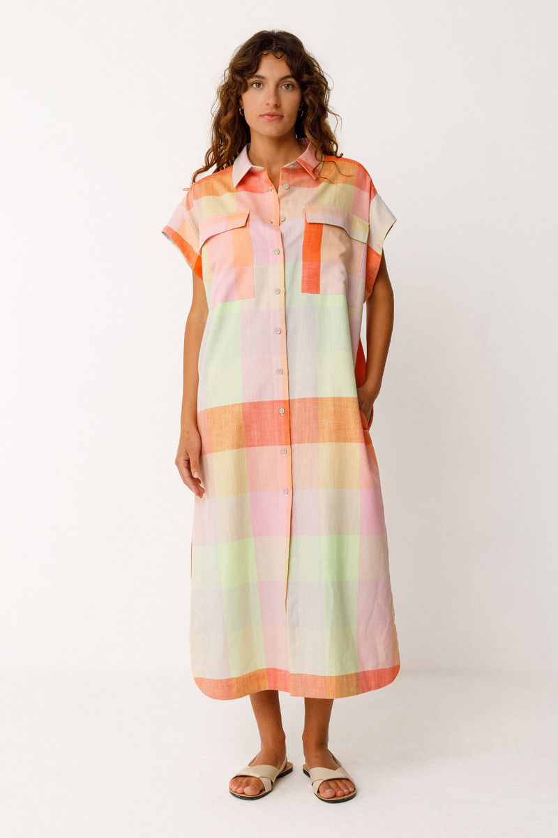 Lama Organic Cotton Shirt Dress – Curiosity