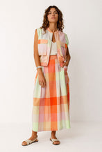 Bea Organic Cotton Sleeveless Top – Plaid